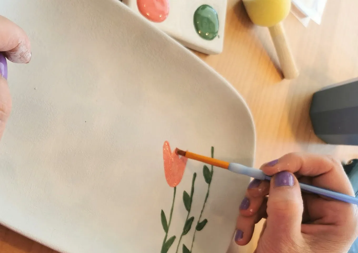 Keramik selbst bemalen