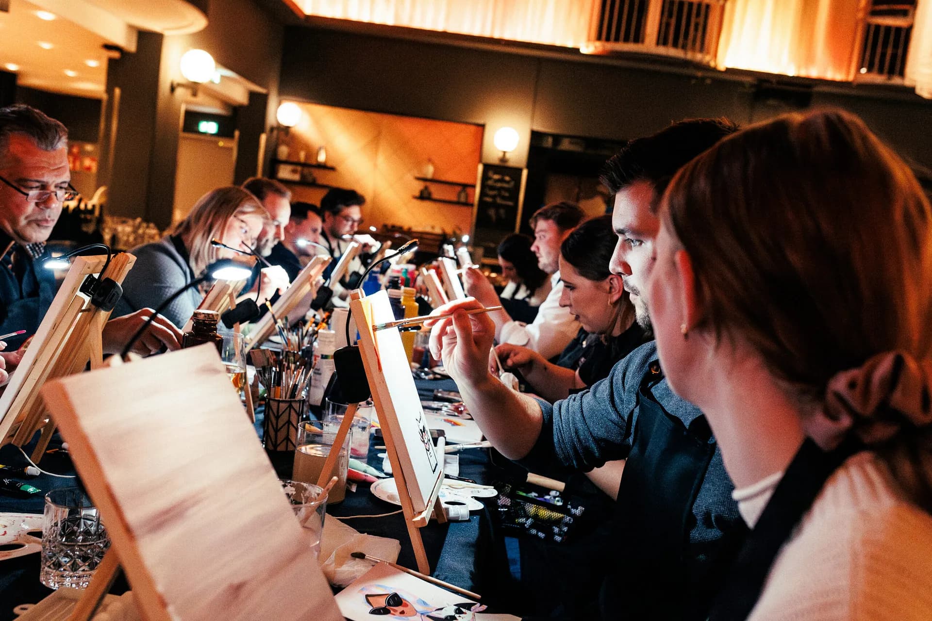 Tipsy and Artsy - Kunst und Trinkabend für Gruppen