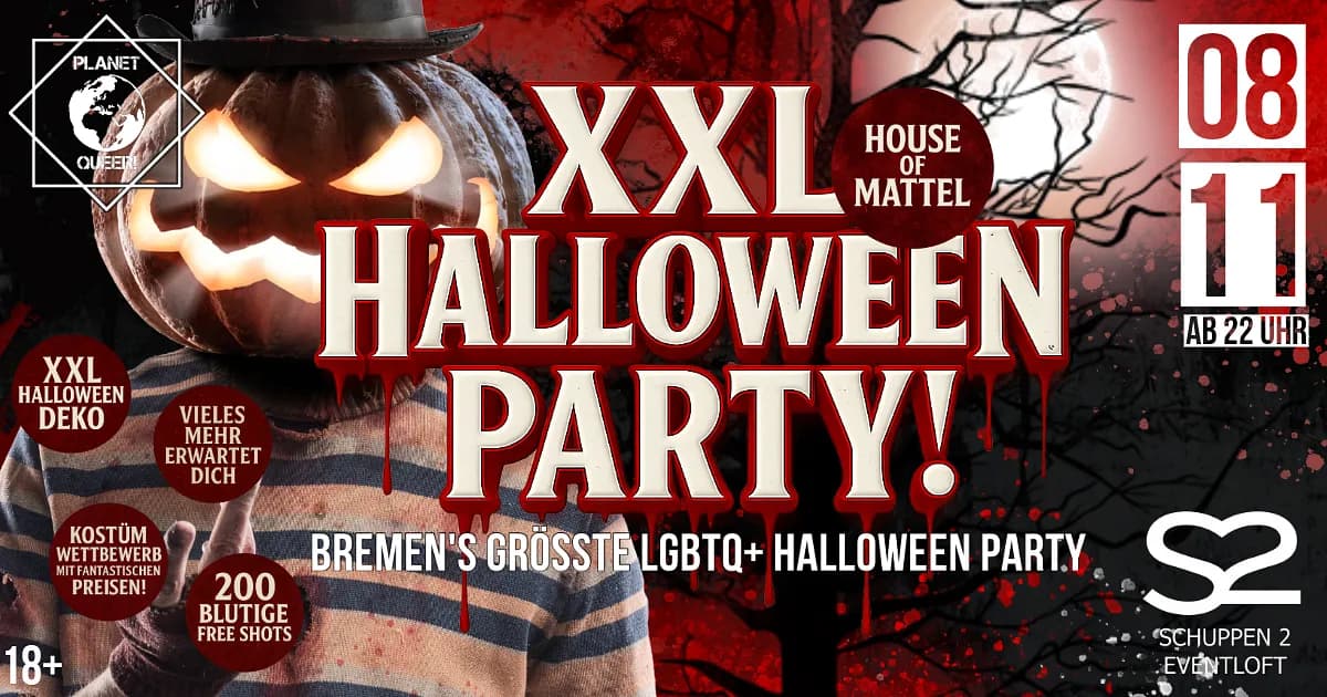 Planet Queer! - XXL HALLOWEEN PARTY – Wir feiern 7 Jahre PLANET QUEER!